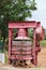 Grape pressing machinery for the wine industry in a winery in Azeitao, Portugal