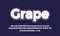 Grape purple 3d color text effect