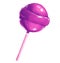 Grape purple lollipop stick sweet sugar candy digital painting illustration