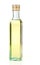 Grape seed oil in glass bottle, isolated