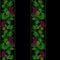 Grape vine floral pattern