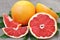 Grapefruit citrus fruits summer juicy harvest