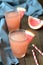 Grapefruit drink, slush frozen beverage