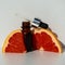 Grapefruit essential oil in a small bottle. Citrus oil. Aromatherapy.