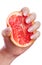 Grapefruit in the hand