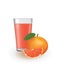 Grapefruit juice with fresh grapefruit