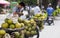 Grapefruit for sale by vendor in Asia