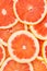 Grapefruits citrus fruits grapefruit portrait format collection food background fresh fruit
