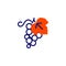 Grapes bunch line icon