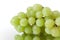 Grapes Closeup on White Plate