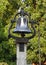 Grapevine`s Liberty Bell in the historic district of Grapevine, Texas.