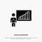 Graph, Business, Chart, Efforts, Success solid Glyph Icon vector