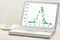 Graph of data with Gaussian distribution