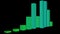 Graph Growth chart for business presentation, 3D animation , Graph Growth Chart Profit and loss Stats,4k High quality 3D render