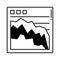 Graph half glyph vector icon which can easily modify or edit