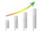 Graph Illustration showing profit over course of an year.