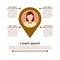 Graph Set Human Resources Infographic Icon Business Network Chart