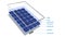 Graph showing parts of a solar panel with their names - Renewable Energy