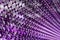 Graphene molecular nano technology structure on a purple-pink background - 3d rendering