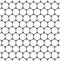 Graphene single layer, 3D schematic molecular structure