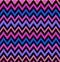 Graphic Chevron print in fuchsia pink, purple and blues.