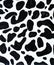 Graphic Dalmatian Print. Hand Paint. Cow Spotted.