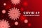 Graphic design of corona or covid-19 virus background - Microbiology And Virology Concept