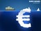 Graphic design illustration of euro money