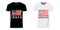 Graphic Design T-shirt with USA and New York Flag and Grunge Texture. USA and New York typography design t-shirts and clothes.