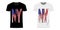 Graphic Design T-shirt with USA and New York Flag and Grunge Texture. USA and New York typography design t-shirts and clothes.