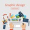 Graphic design vector