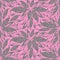 graphic seamless asymmetric gray pattern on pink background, texture