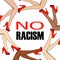 Graphic Showing No racism