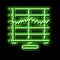 graphic sound vibration neon glow icon illustration