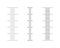 Graphic stadiometer or meteorological thermometer scales. Different templates for height measurement tools isolated on