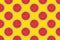 Graphic watermelon on a yellow background. Colorful background. Wallpaper. Seamless patterns