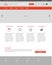 Graphic web template of Internet business. Clear w