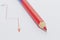 Graphics drawn double-sided pencil