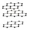 Graphite, crystal structure. Also known as pencil lead