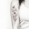 Graphite Lily Tattoos: Fluid Simplicity And Naturalistic Flora On Forearm