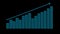 Graphs and data sheets. Black background