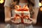 Grasping time gifts, girls\\\' hands embrace a precious gift box. Treasuring memories.