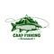 Grass carp fishing badge