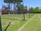 Grass cricket nets and cricket balls