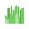 Grass icon, flat icon vector illustration. for themes of plants, nature, forests and others