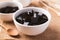 Grass jelly or herb jelly, dessert in Southeast Asia made from plant