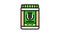 grass juice barley color icon animation