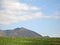 Grass, Mountains and Sky