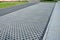 Grass paving enables the strengthening of surfaces and at the same time their grassing. Joints can also be filled with gravel, for