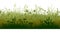 Grass silhouette. Marsh and swamp plains with weed and plants, cartoon wavy meadow. Vector grassland landscape